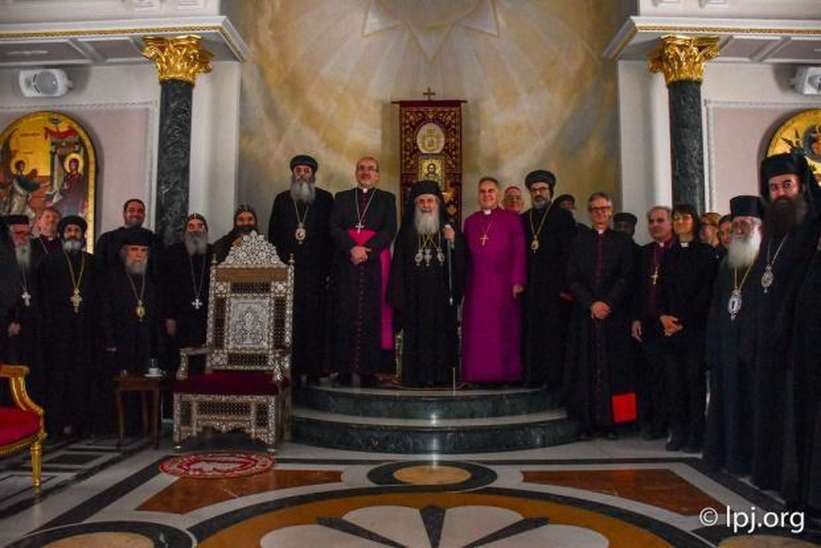 Líderes cristianos de Tierra Santa