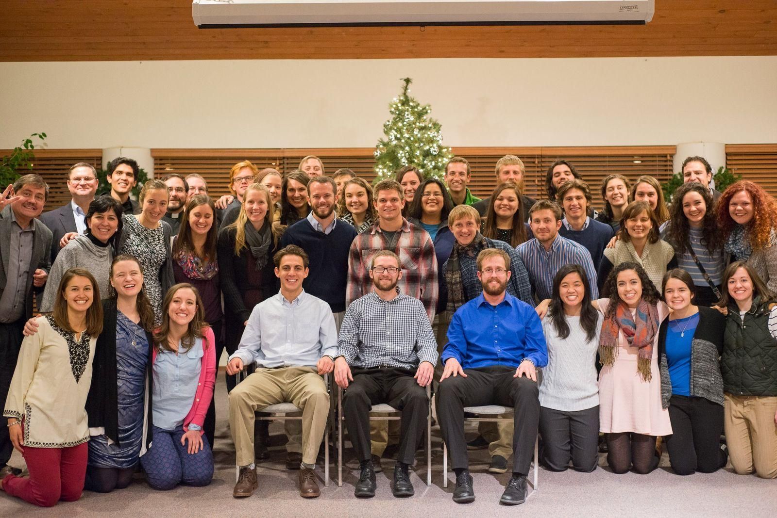 Alejandro Bermúdez, a la izquierda, en un encuentro