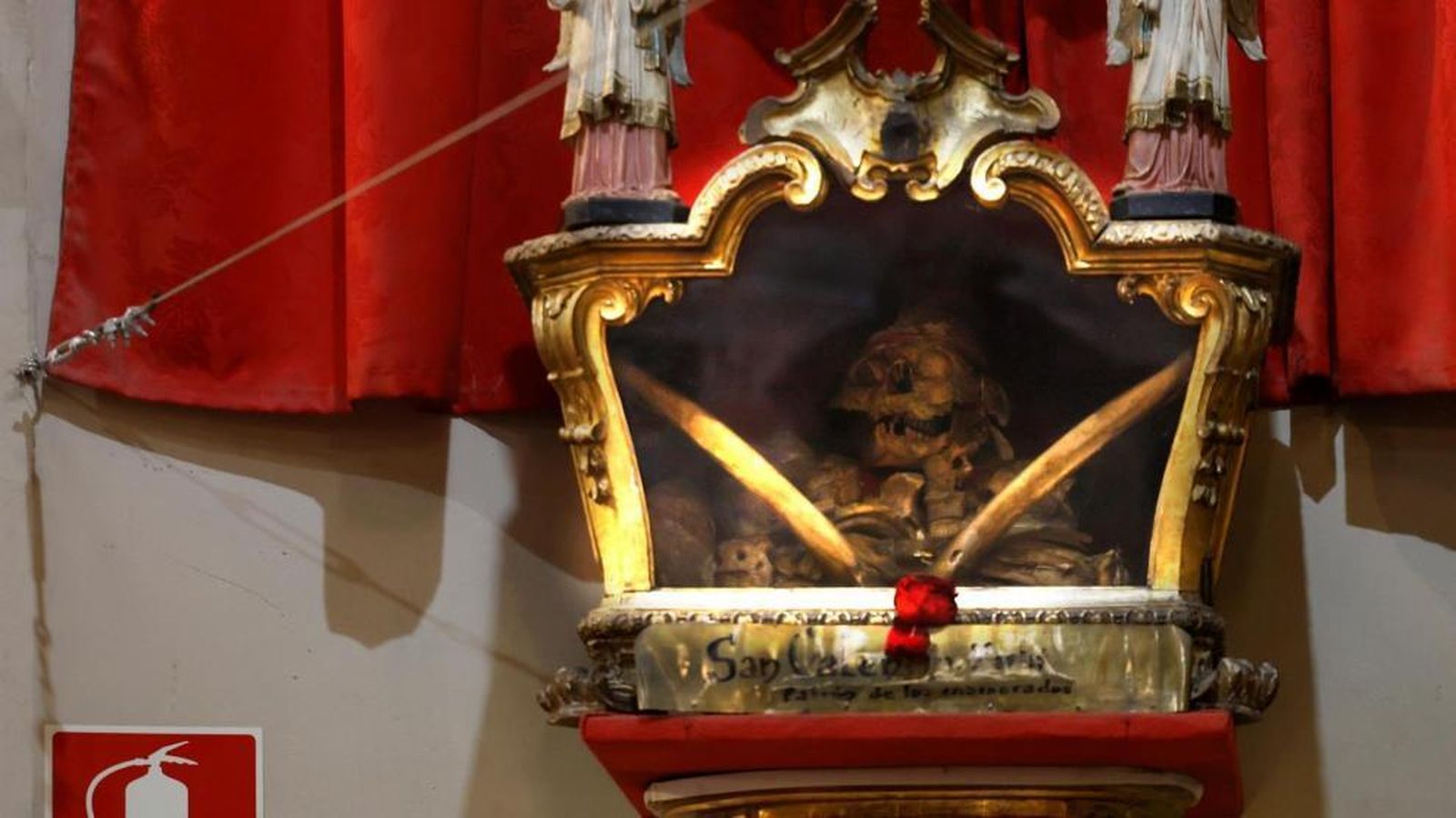 Reliquias de san Valentín en San Antón, Madrid