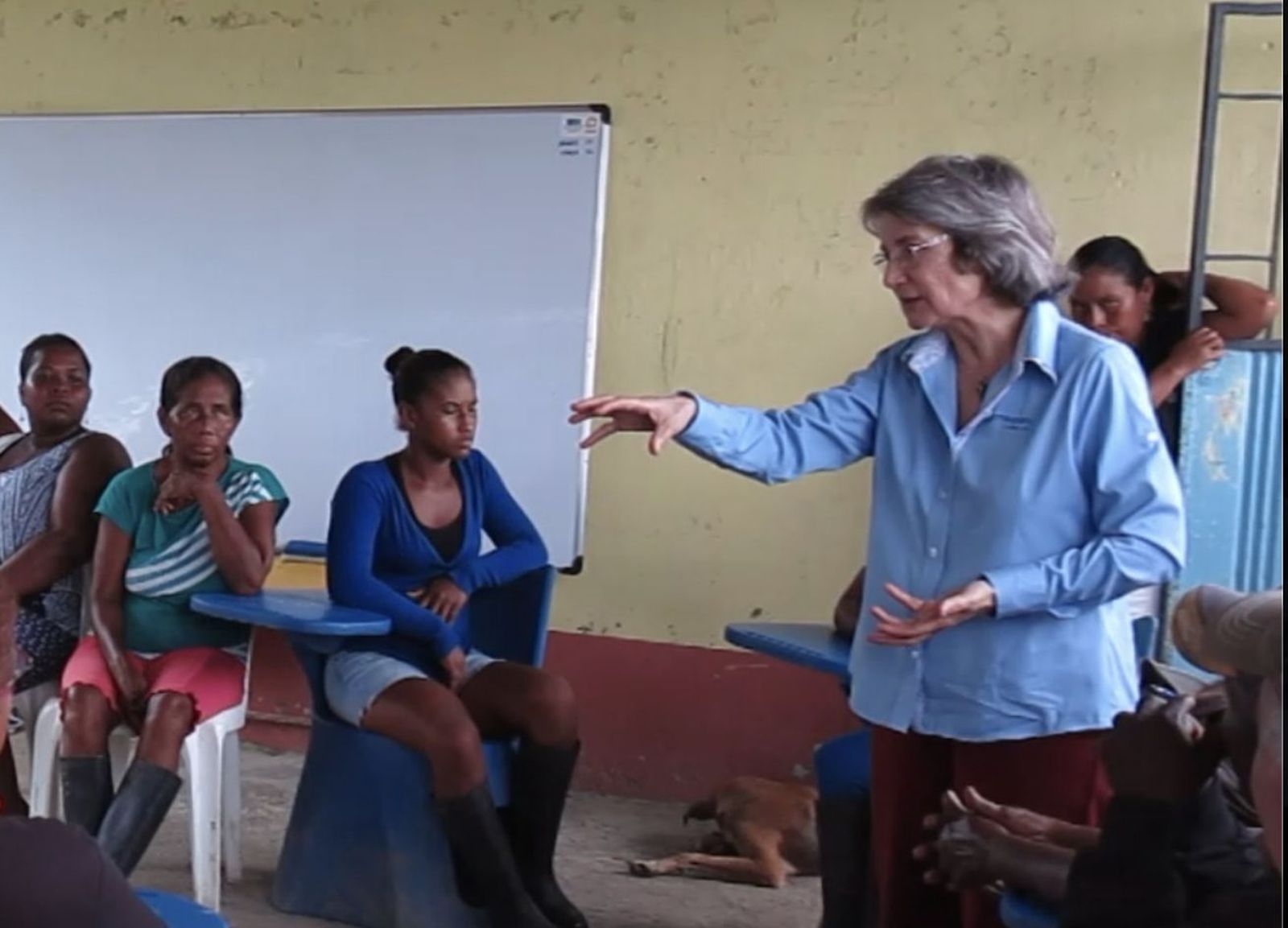 La misionera María Jesús Pérez, en Ecuador