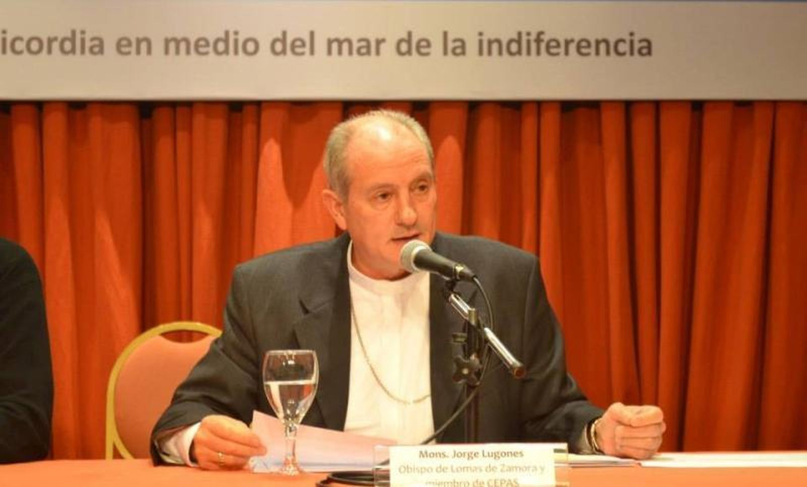 Mon. Jorge Lugones SJ, obispo de Lomas de Zamora y presidente de la Comisión Episcopal de Pastoral Social (Cepas)