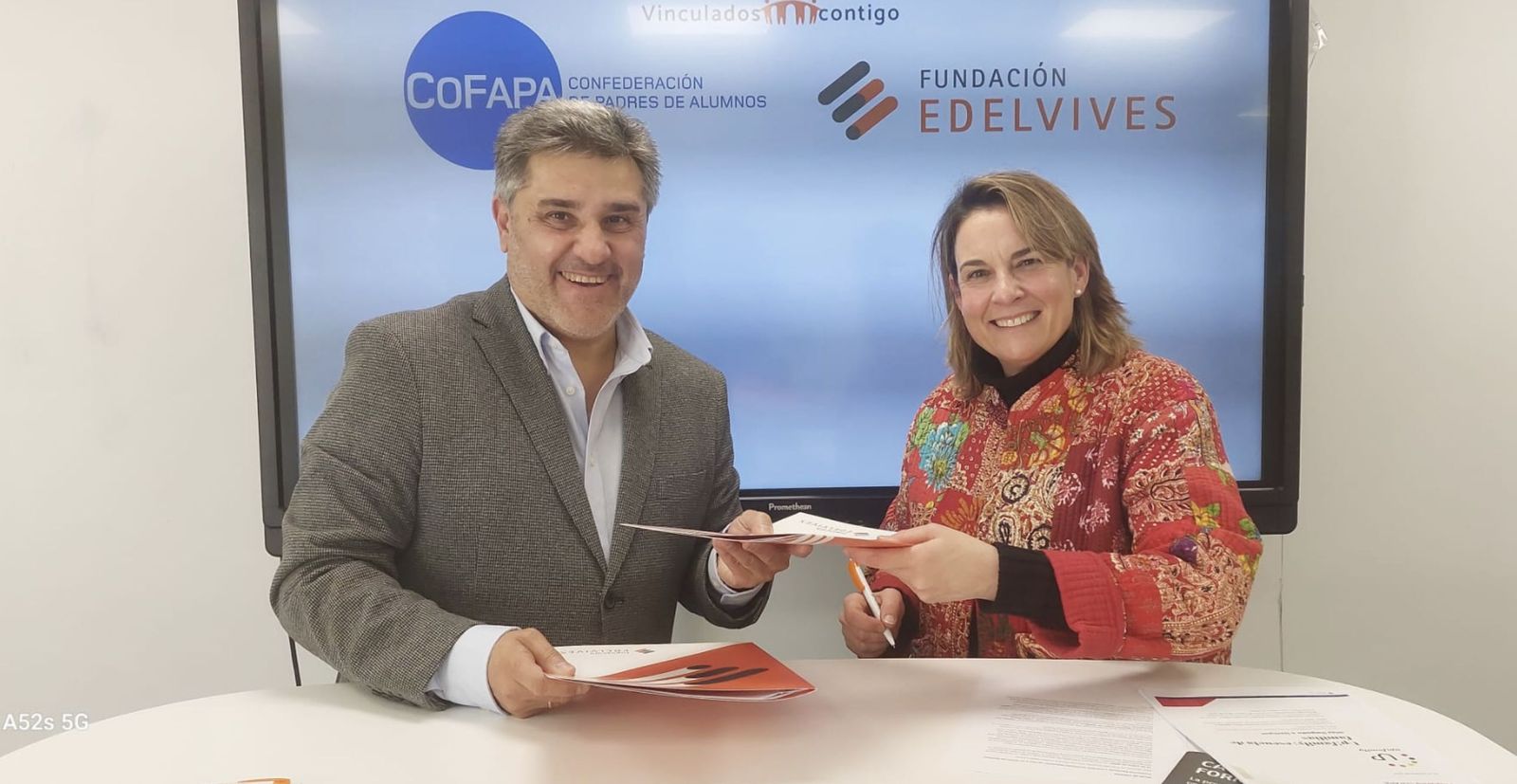 Fundación Edelvives y COFAPA firman el acuerdo