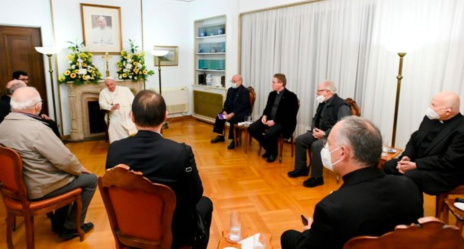Francisco, con los jesuitas griegos