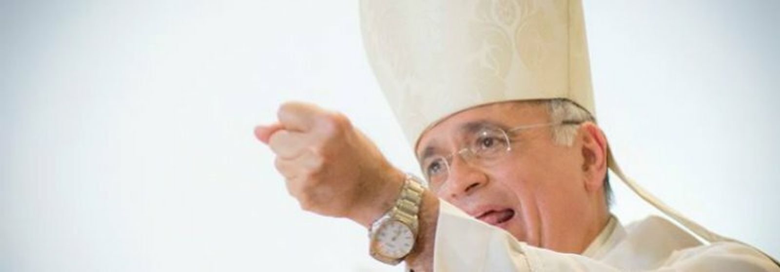 El obispo auxiliar de Managua, monseñor Silvio Báez