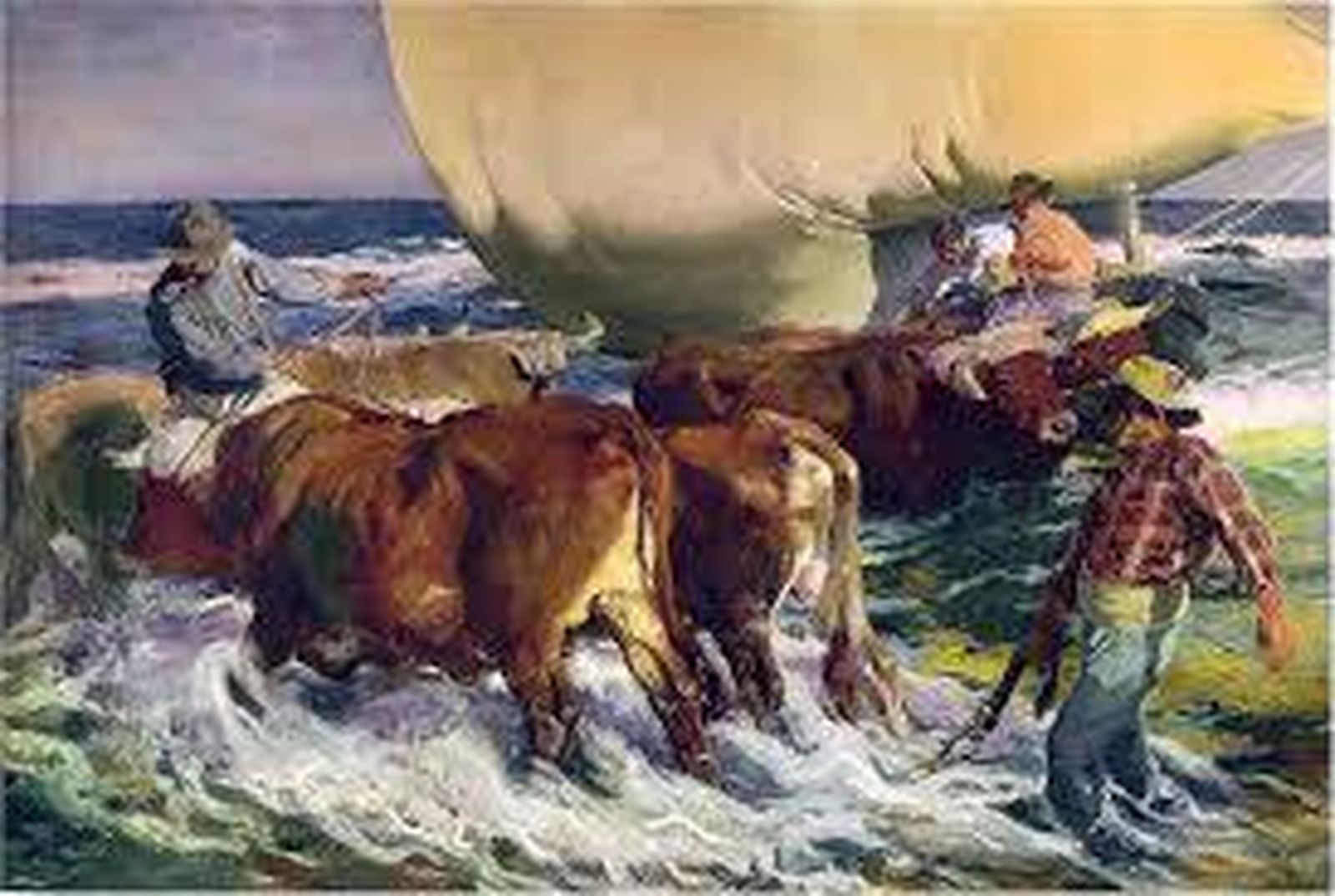 " Pesca del Bou”. Sorolla.