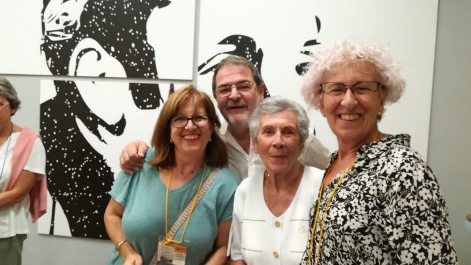 Itziar Aldamendi y compañeros