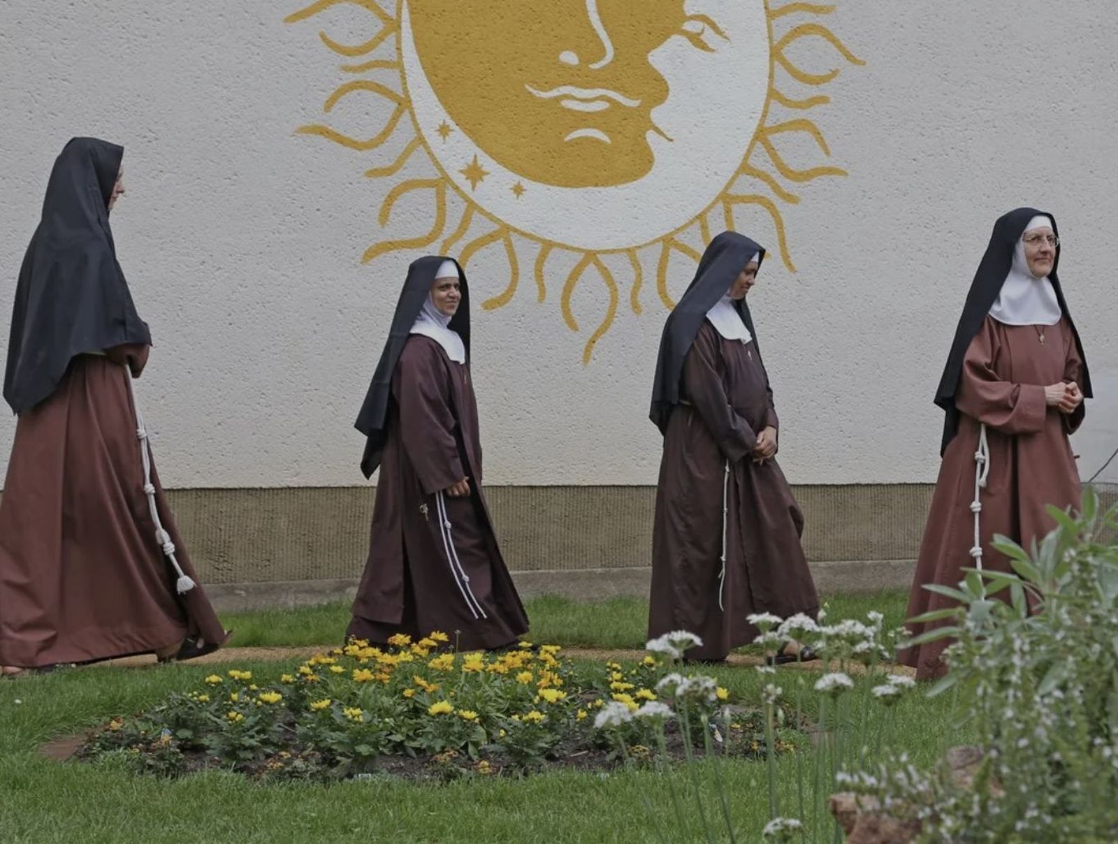 Una grupo de las clarisas de Bautzen