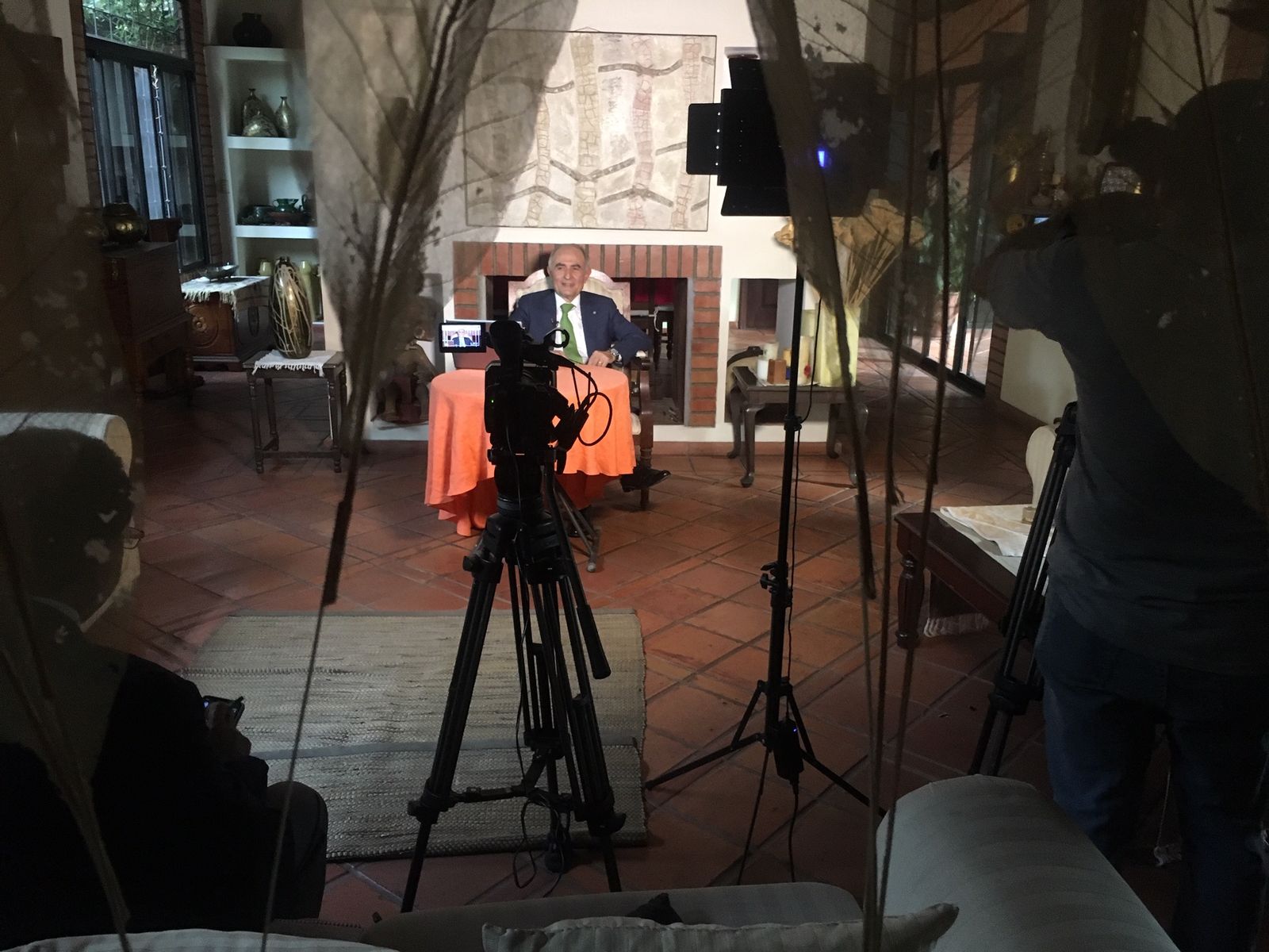 David López Royo durante la entrevista