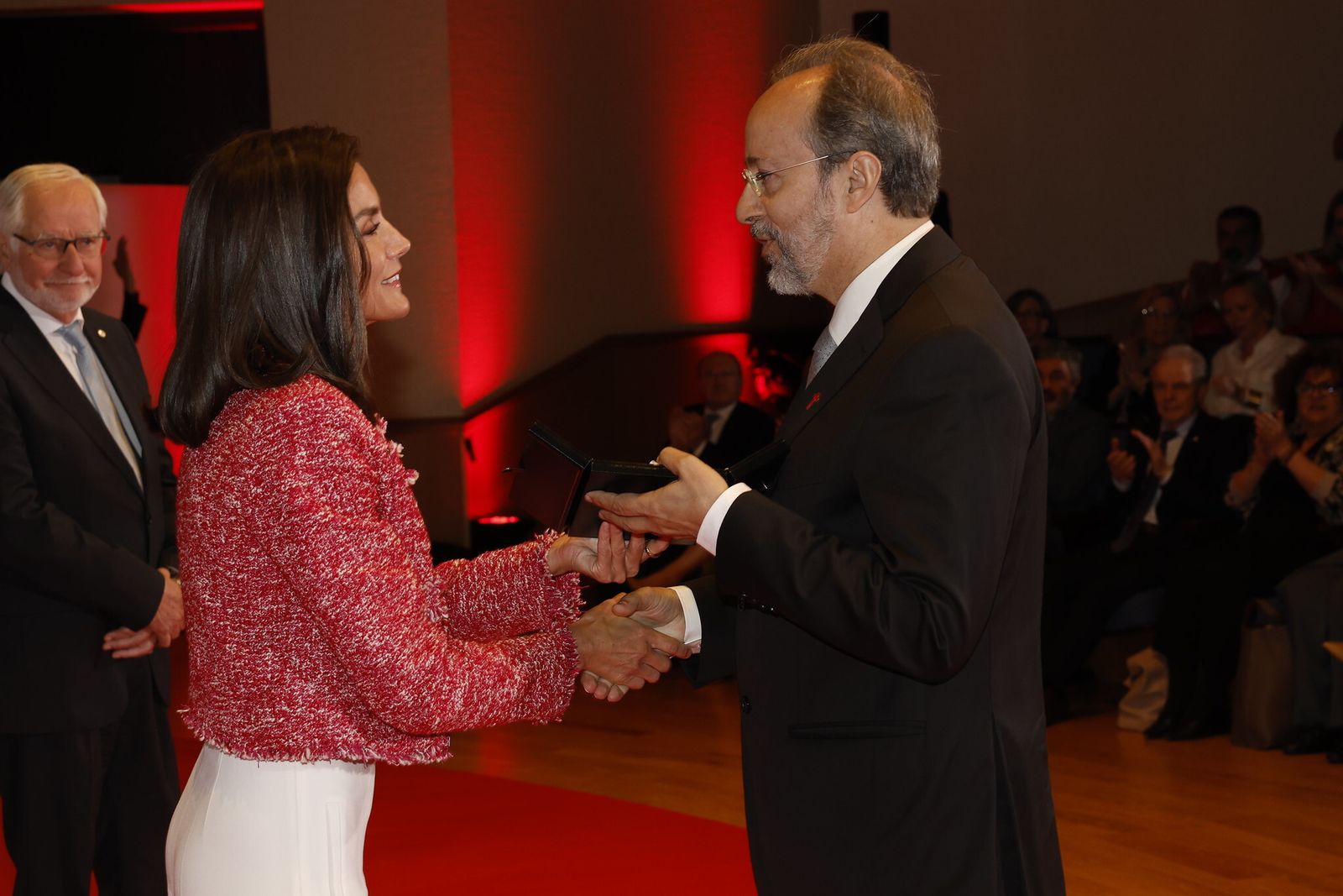 La reina Letizia, durante la entrega de premios