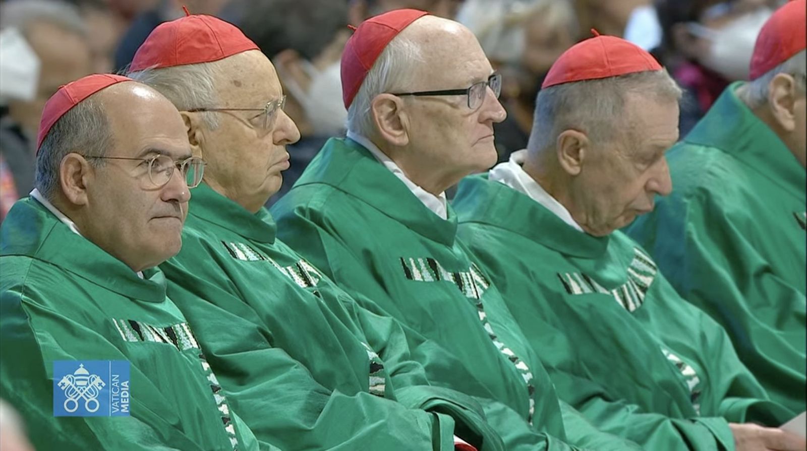 Cardenales en la misa en San Pedro