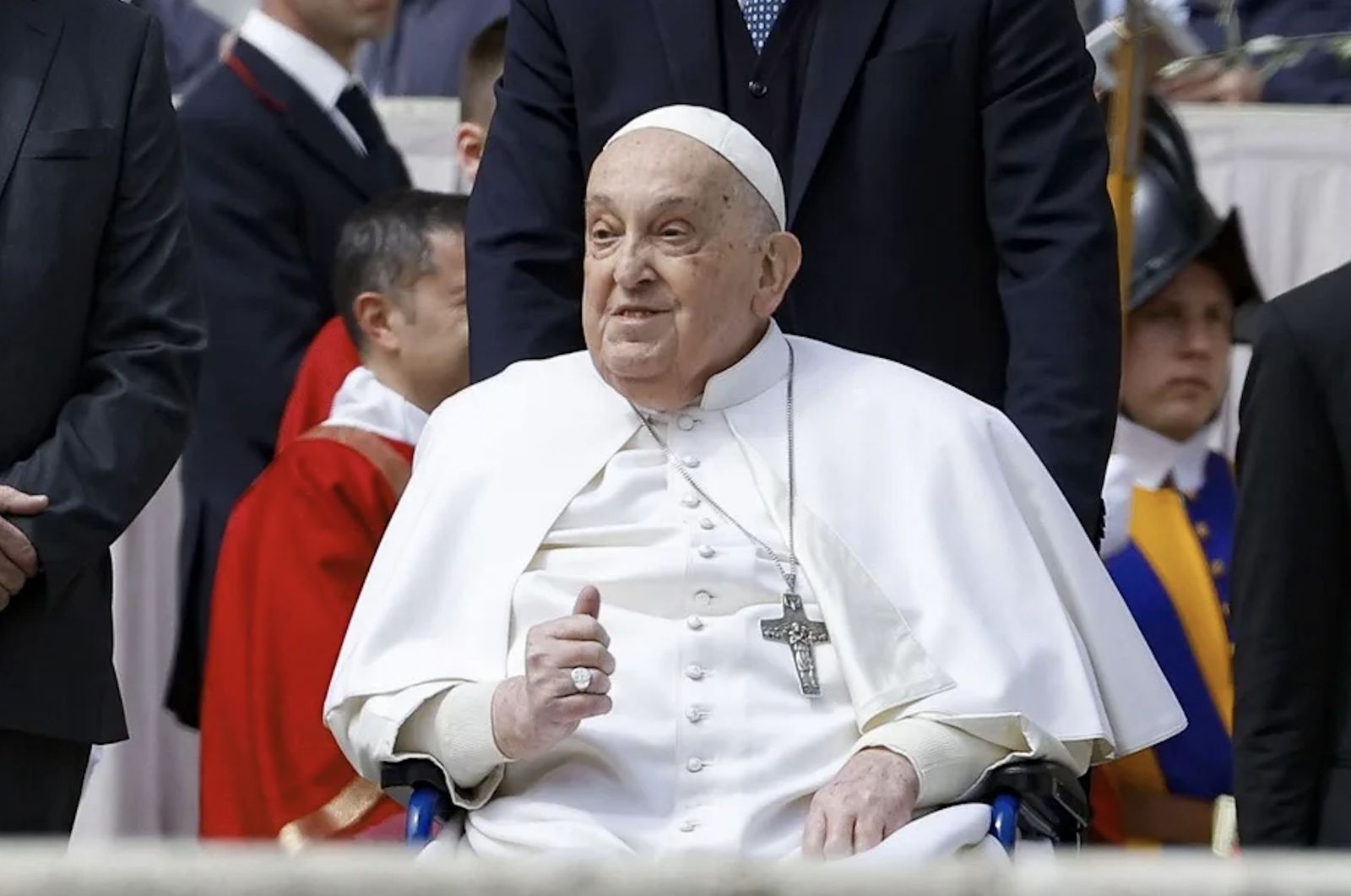 Francisco en el Domingo de Ramos