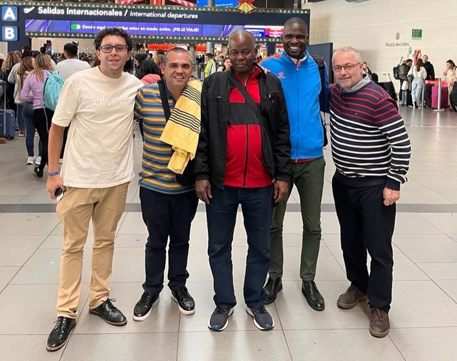 En el aeropuerto El Dorado, Bogotá