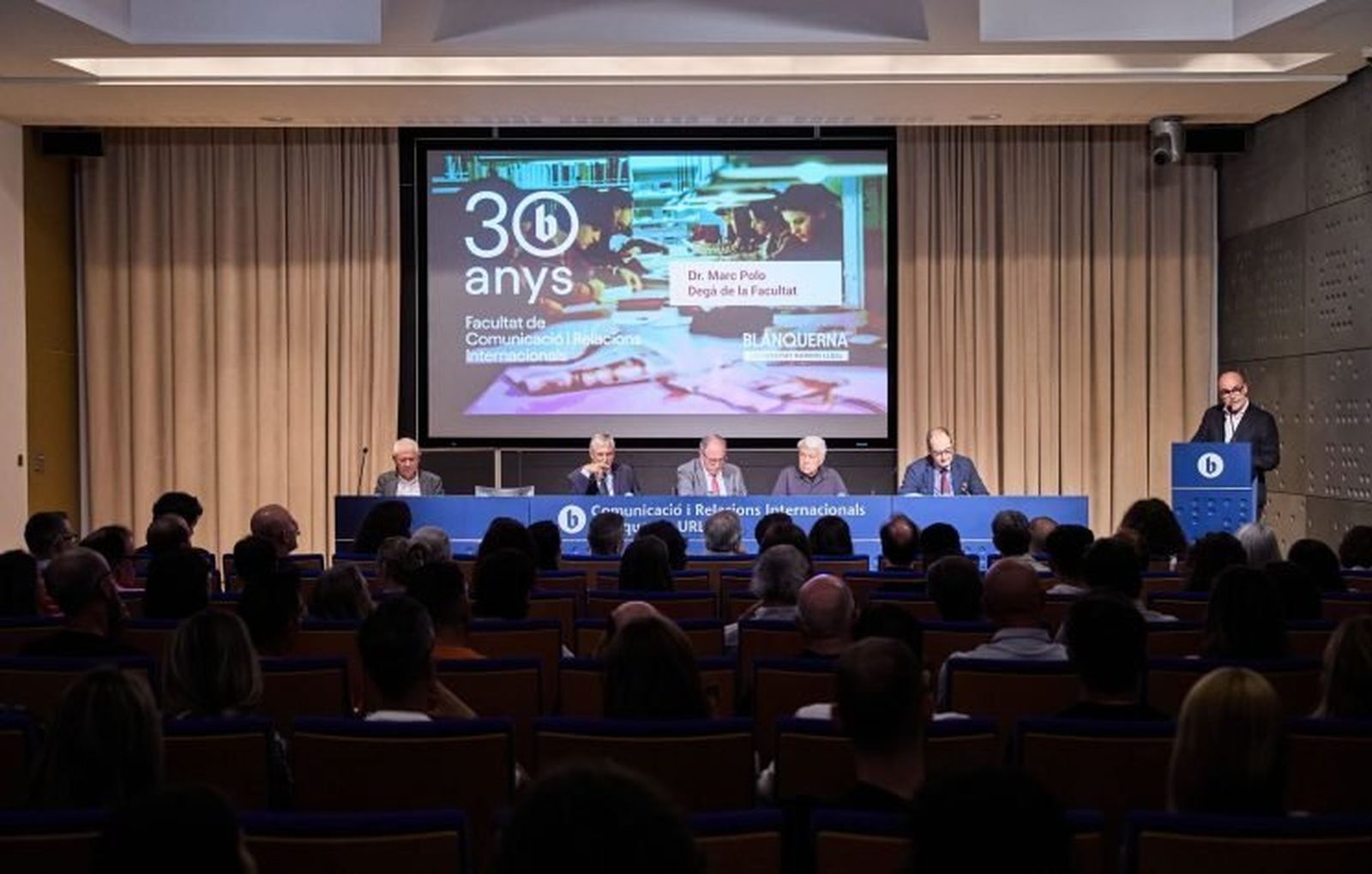 30 aniversario de la Facultad de Comunicación y Relaciones Internacionales Blanquerna