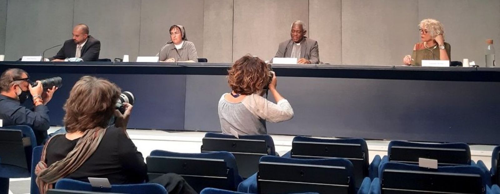 Sala "Juan Pablo II" de la Oficina de Prensa de la Santa Sede
