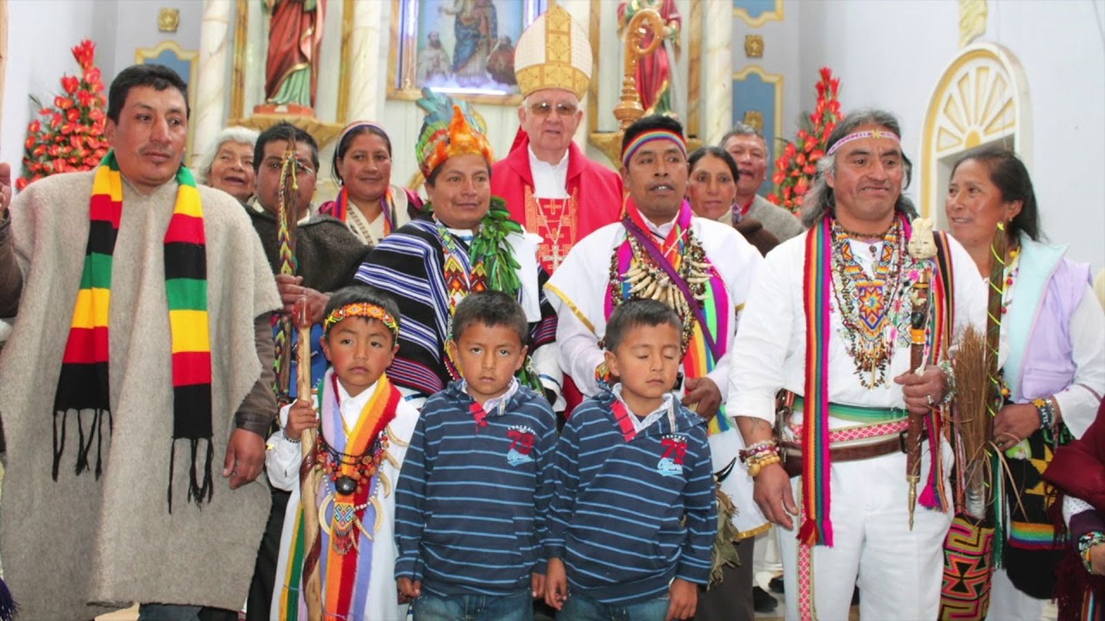 Obispo Arturo y cristianos