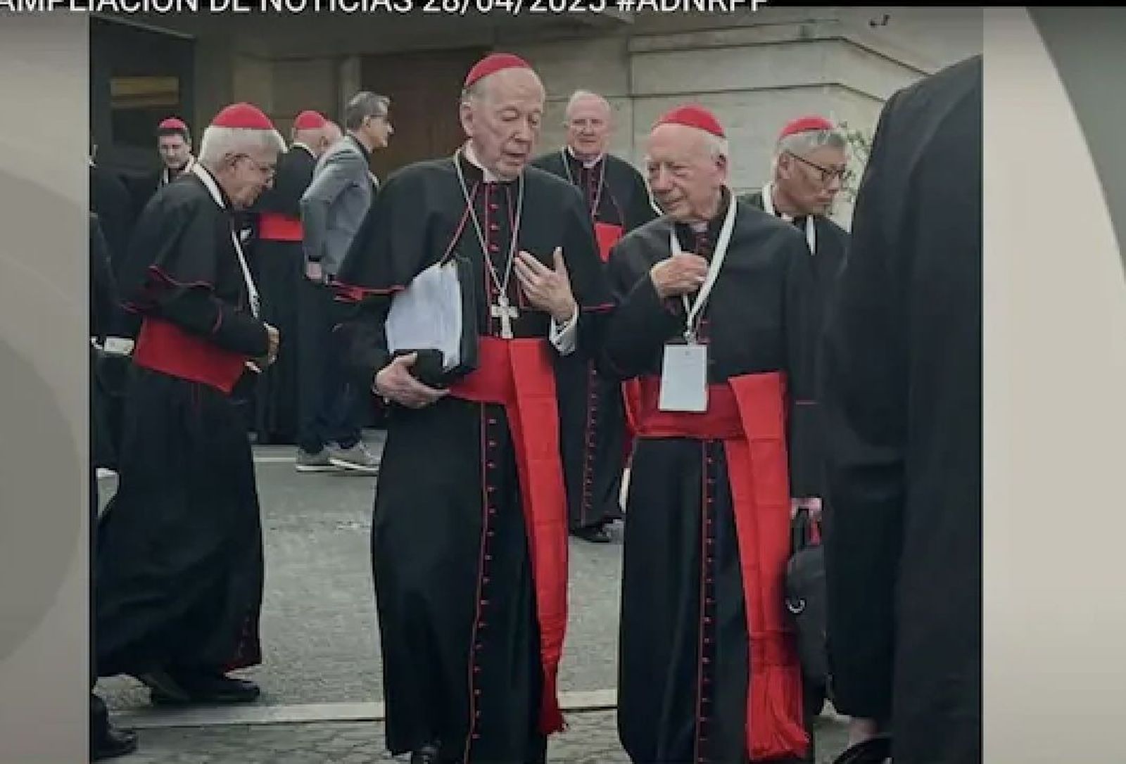 Imagen de Cipriani en el Vaticano difundida por medios peruanos