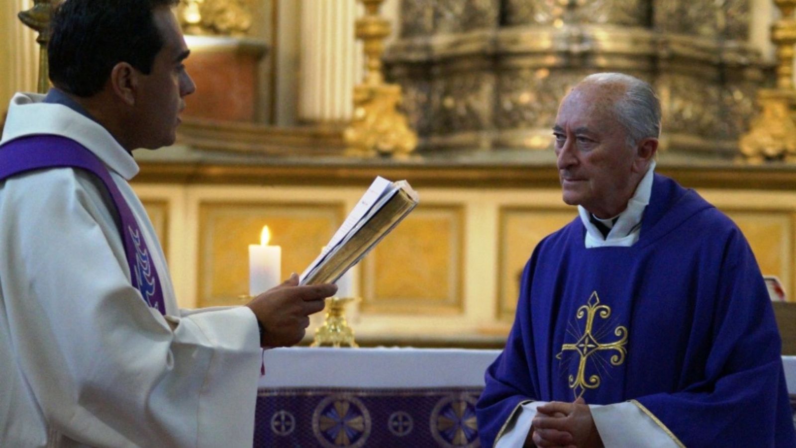 Pbro. Juan Pedro Cegarra al asumir con párroco de la Iglesia Catedral de Copiapó.