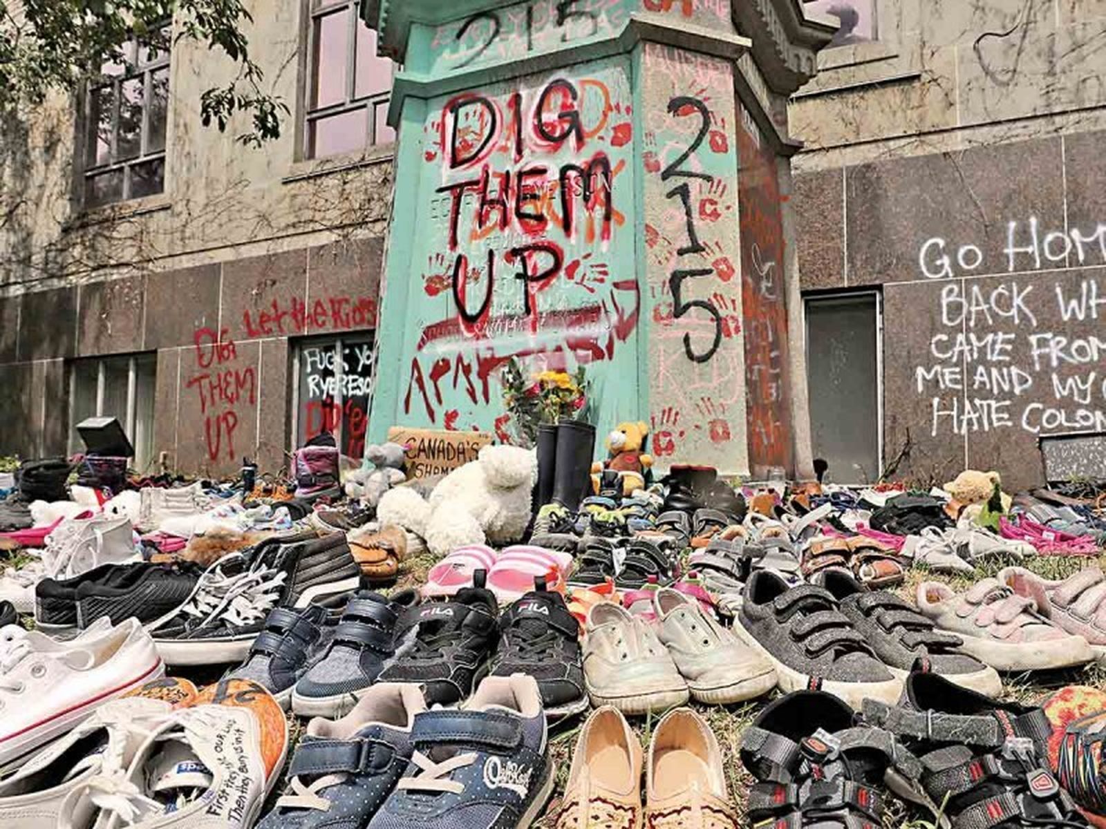 Protesta en Canadá por el hallazgo de los restos infantiles