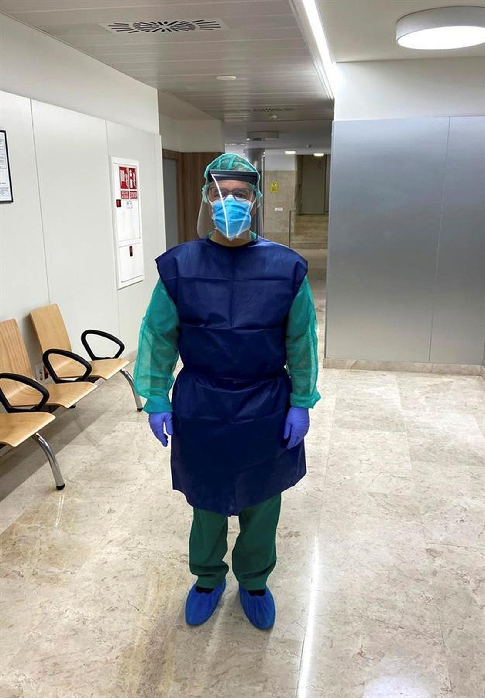 Ignacio, capellán en un hospital de Madrid