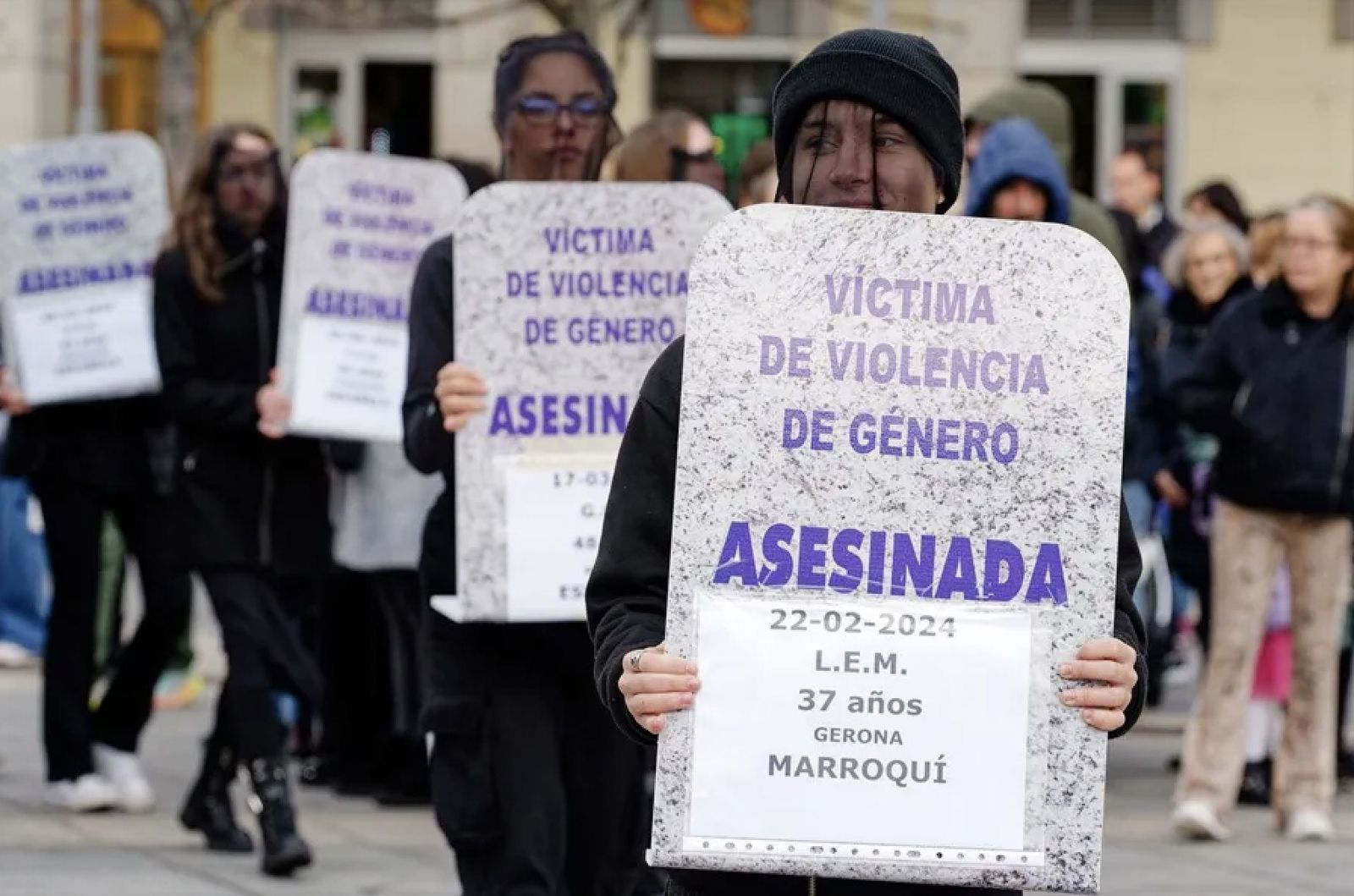 Protesta contra la violencia de género