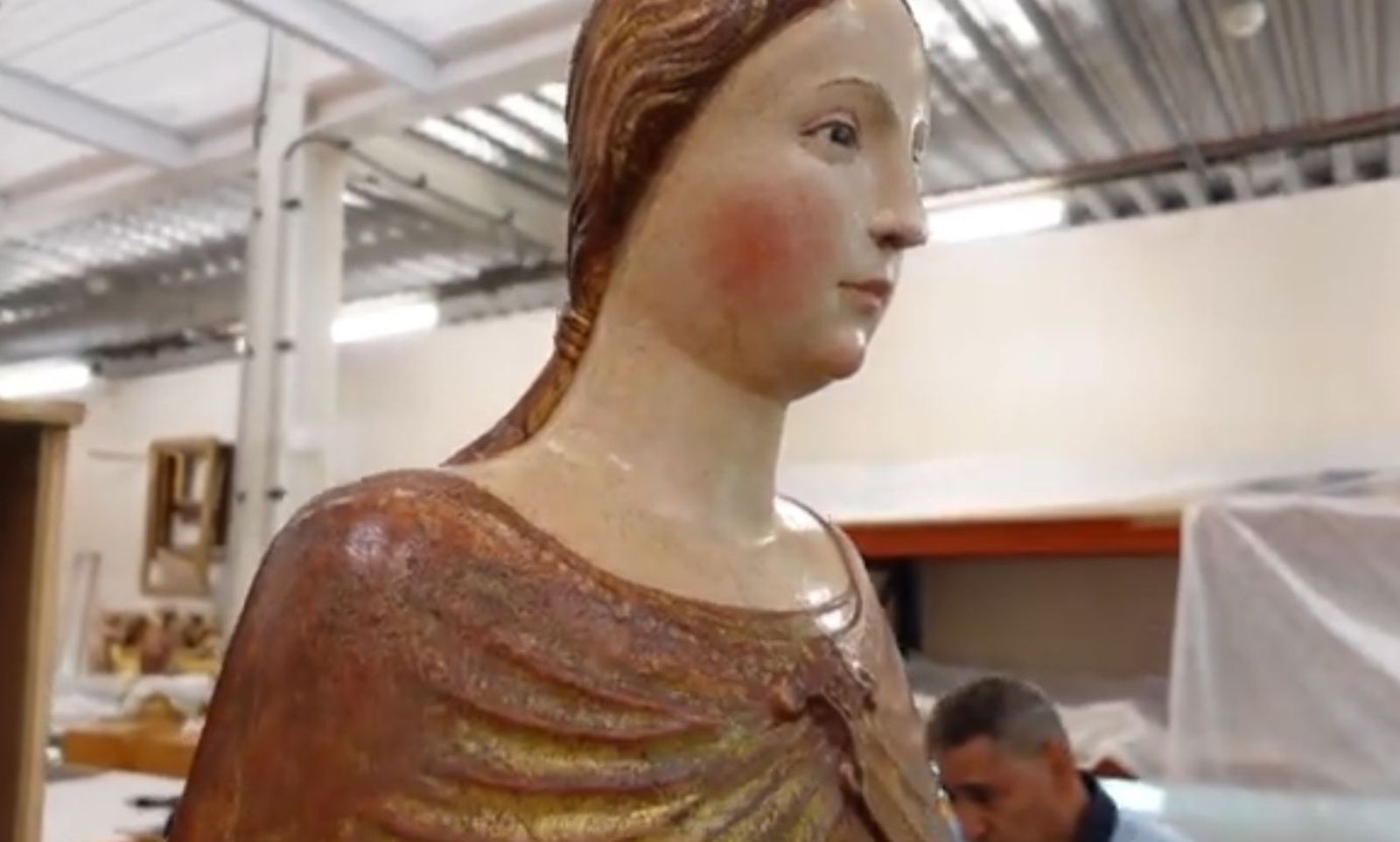 Virgen de la Merced restaurada