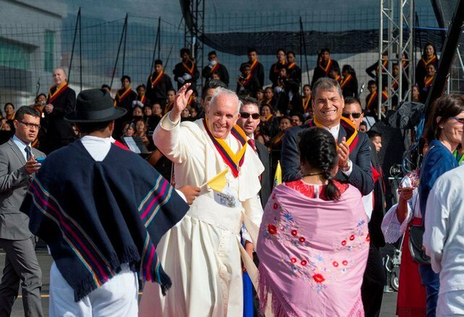 Francisco, ya en Ecuador