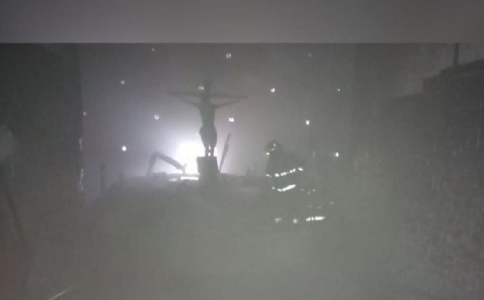 Cristo incendiado