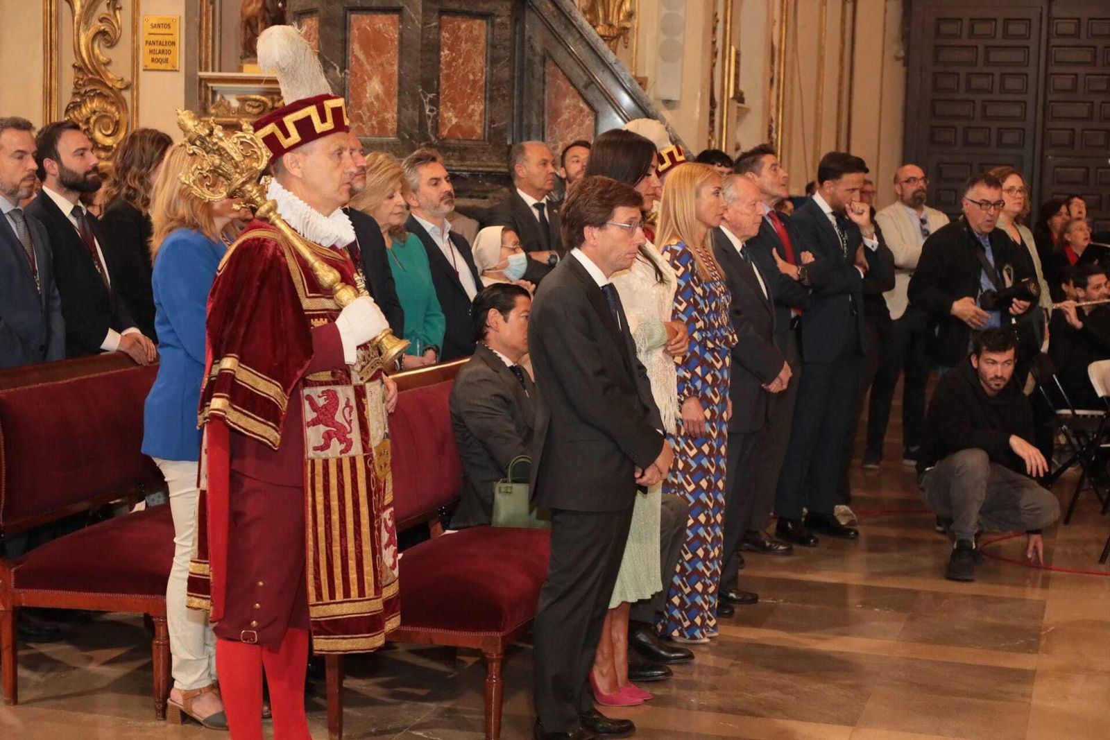 Almeida y Villacís, en la Colegiata