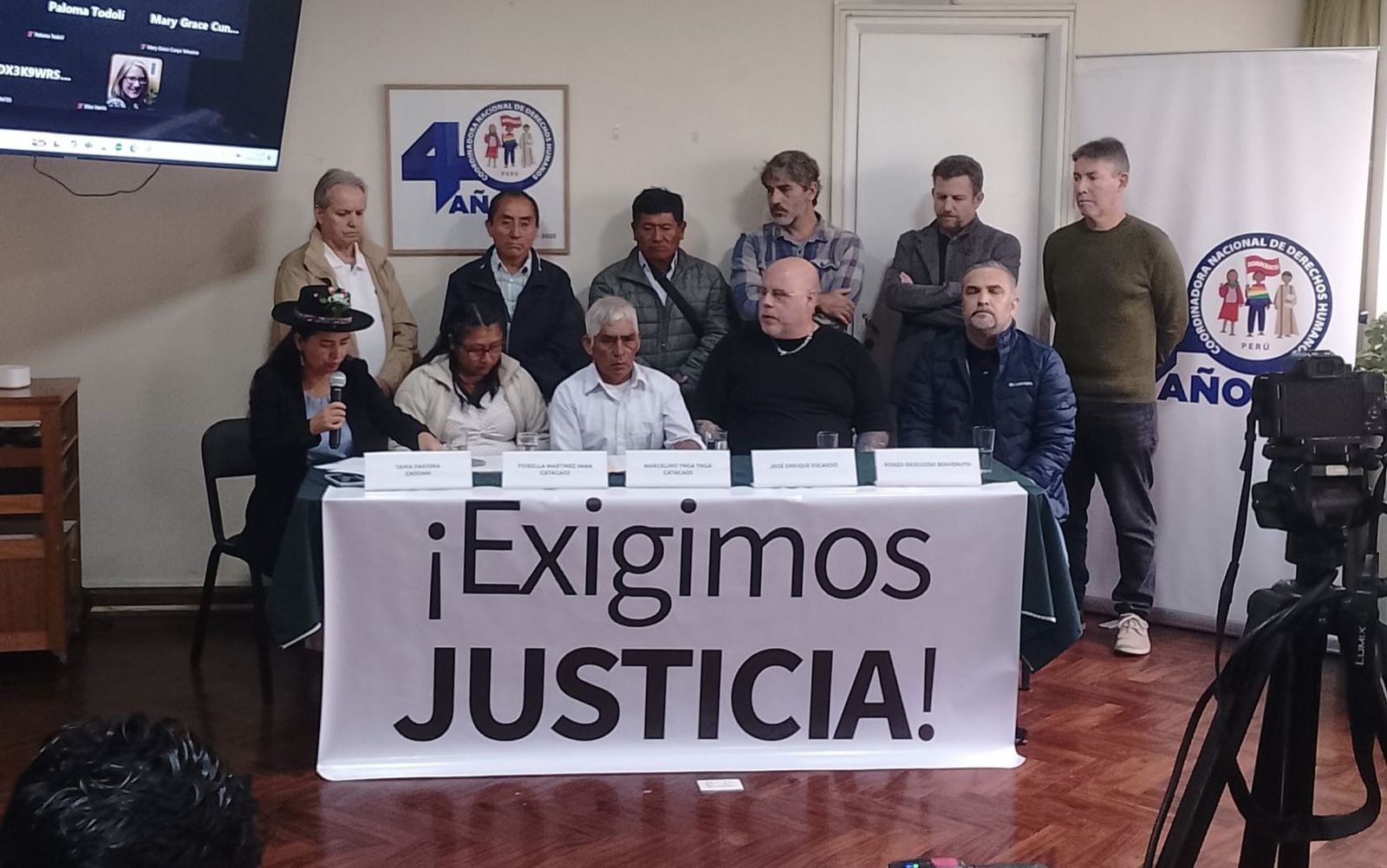 Víctimas del Sodalicio, entre ellas, los campesinos