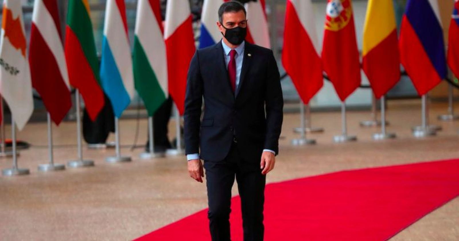 Sánchez, a su llegada al Consejo Europeo