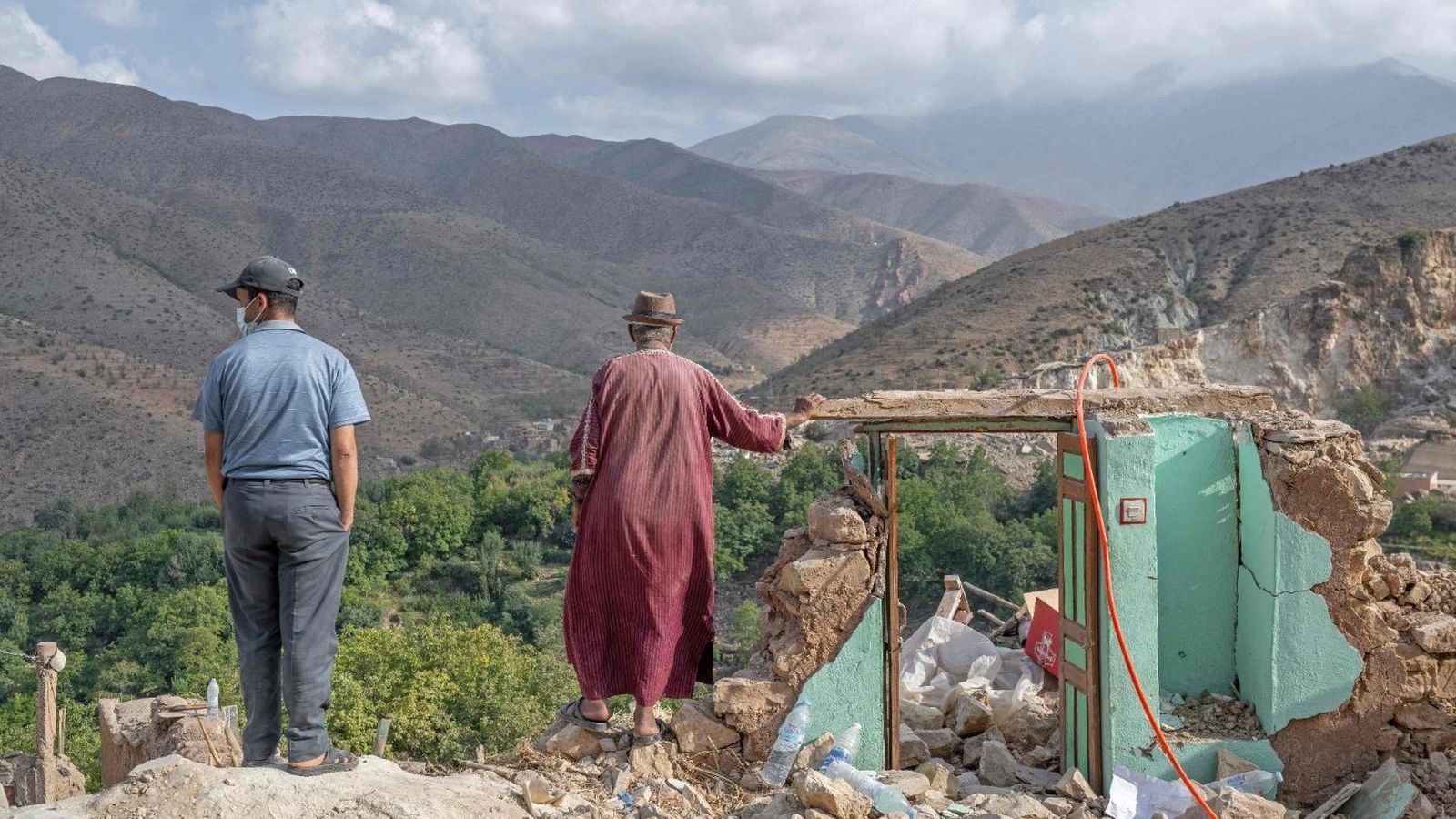 Desplazados internos después del terremoto