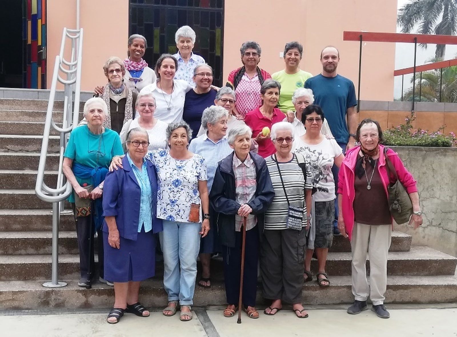 Los participantes en los ejercicios