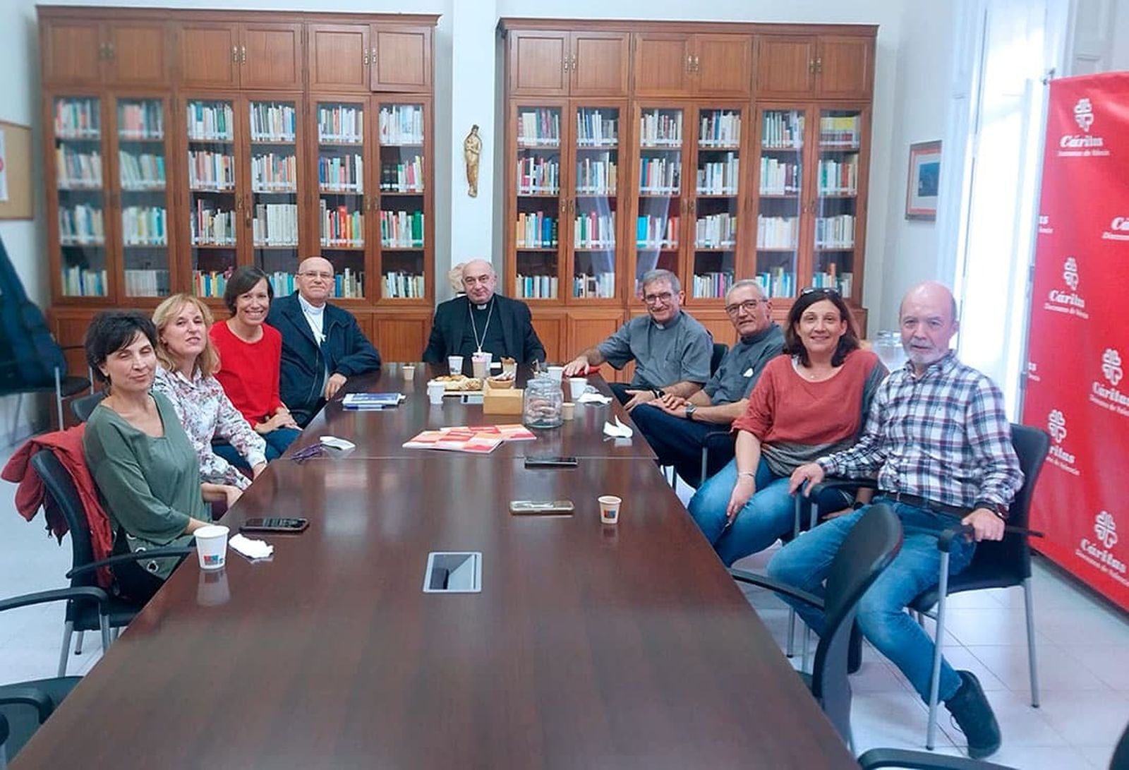 Alcayde, junto a Benavent y la vicaría de Acción Social de Valencia