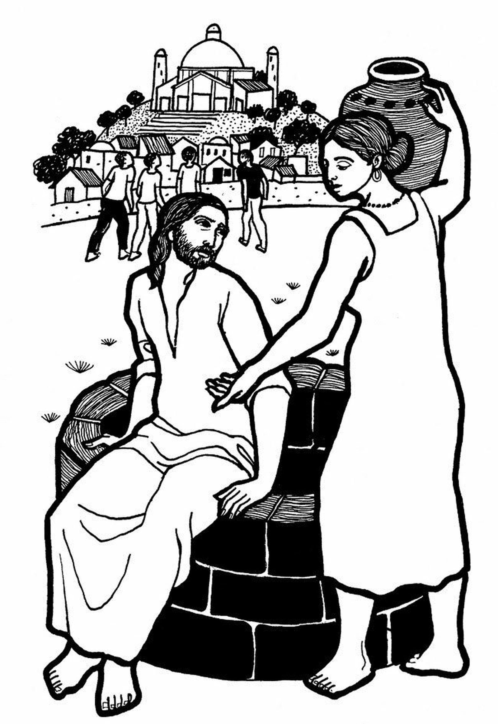 Jesús y la samaritana