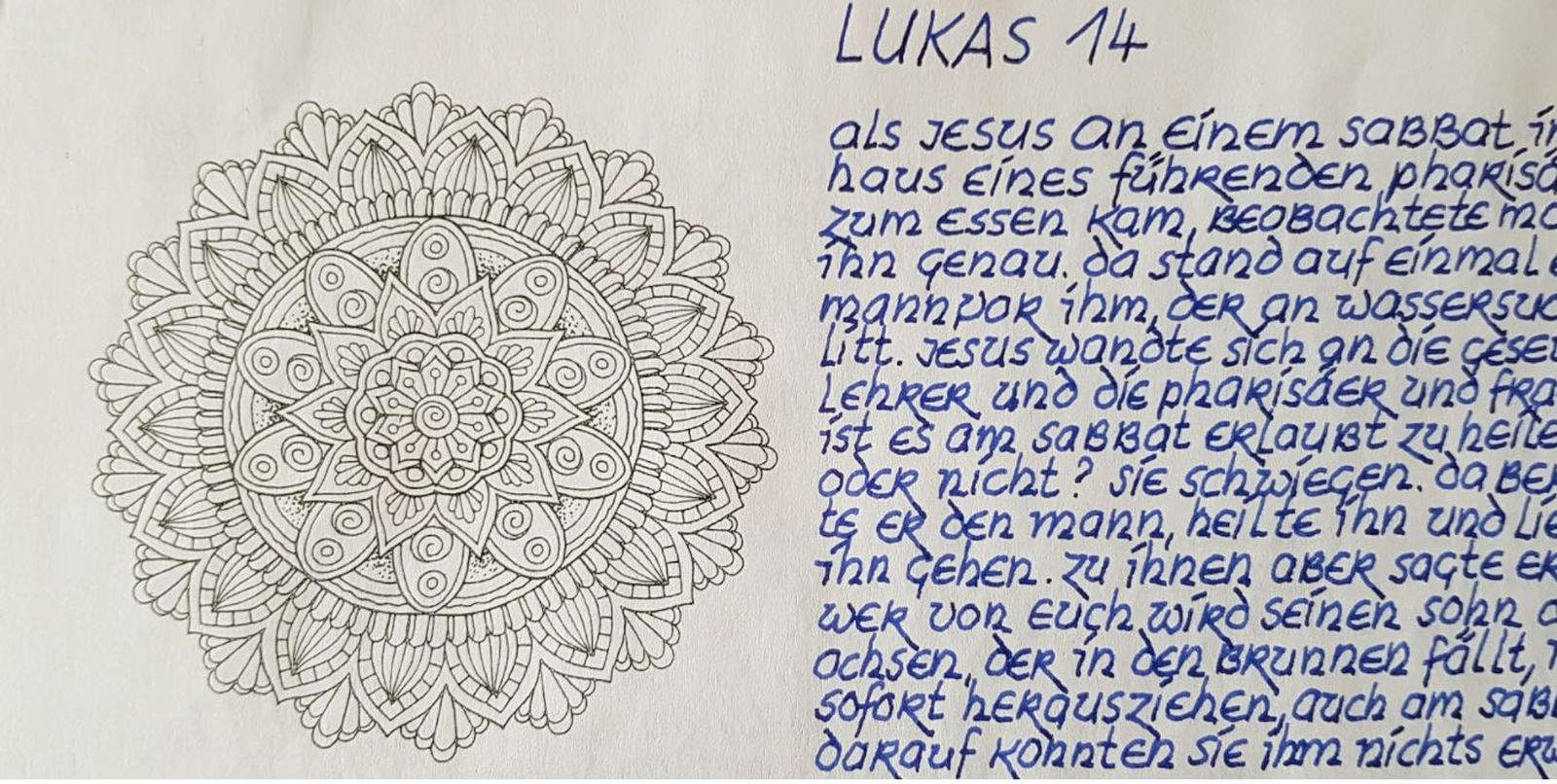 Uno de los capítulos de "La Biblia del Corona", personalizado con un rangoli
