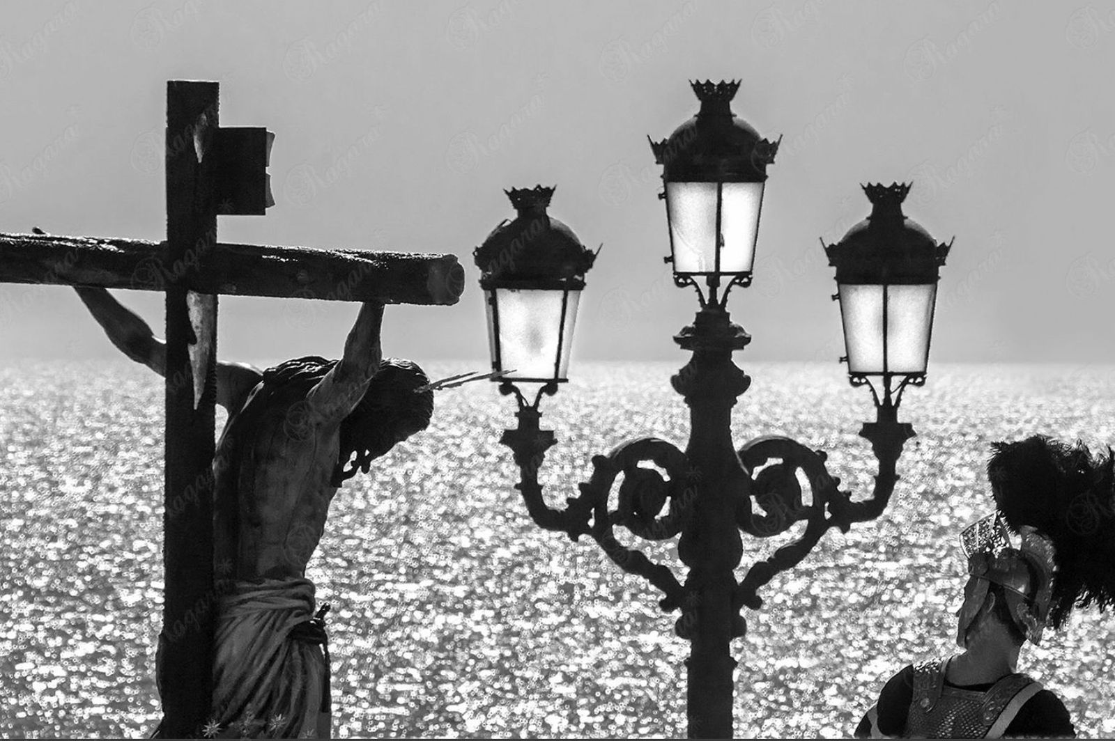 Procesión del Santísimo Cristo de las Aguas, en Cádiz