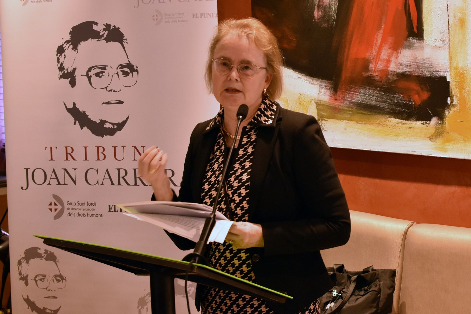 Margit Eckholt ha sido la protagonista de la VII edición de la Tribuna Joan Carrera