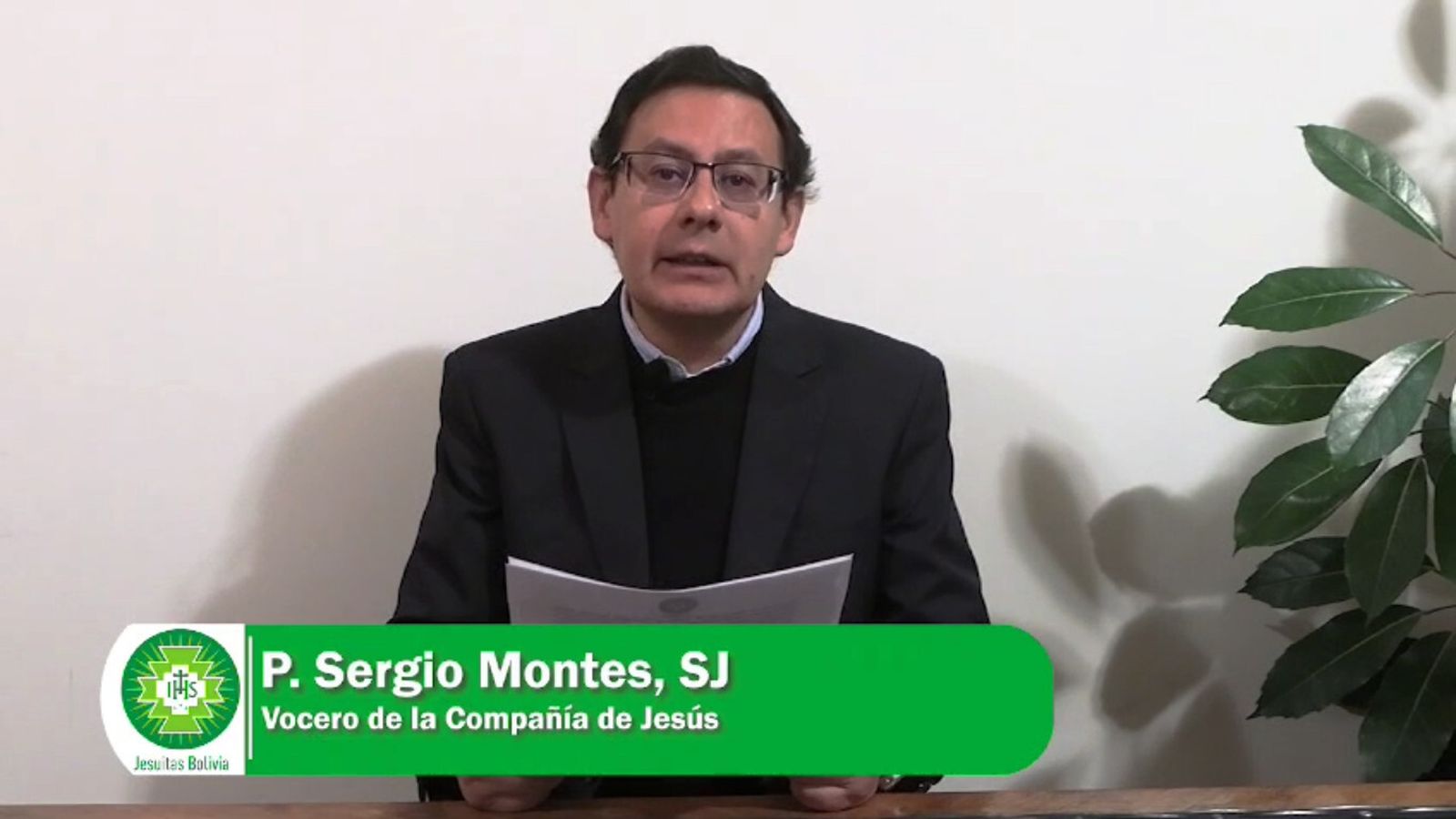 Sergio Montes, portavoz de los jesuitas en Bolivia
