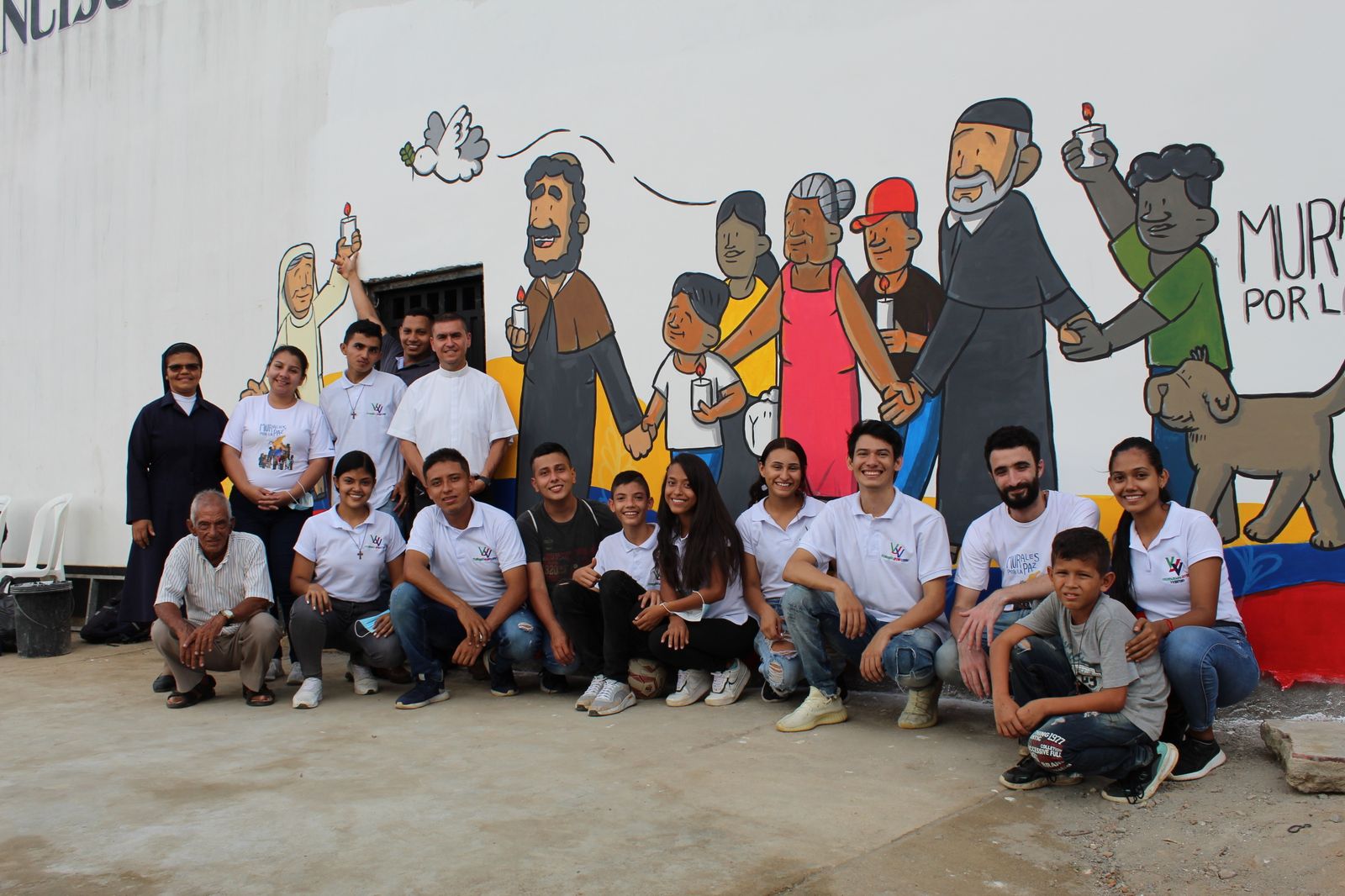 Mural realizado en Cúcuta, frontera con Venezuela