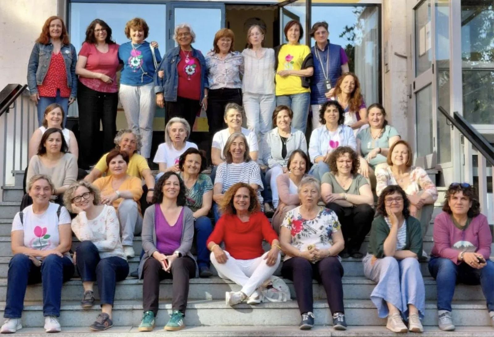 Las mujeres participantes en el encuentro