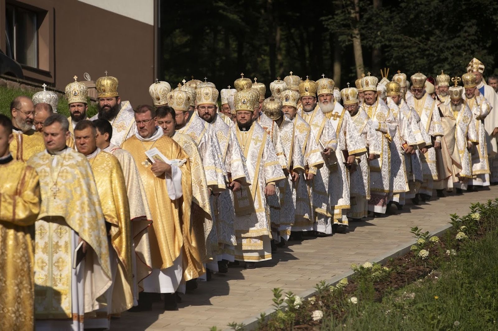 Obispos de la Iglesia Greco-Católica Ucraniana en su sínodo