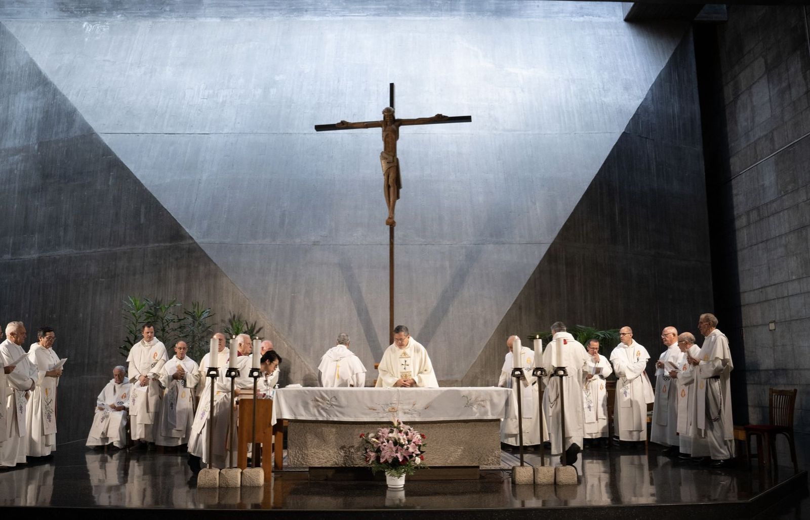 Gerard Timoner presidió la eucaristía en Madrid