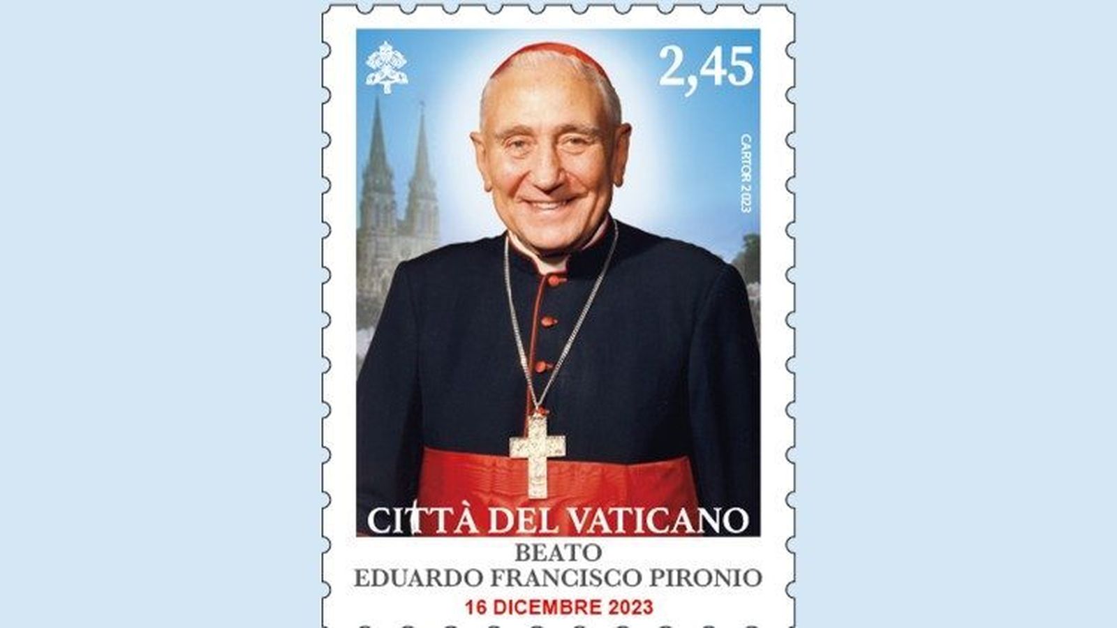 Sello conmemorativo del cardenal Pironio