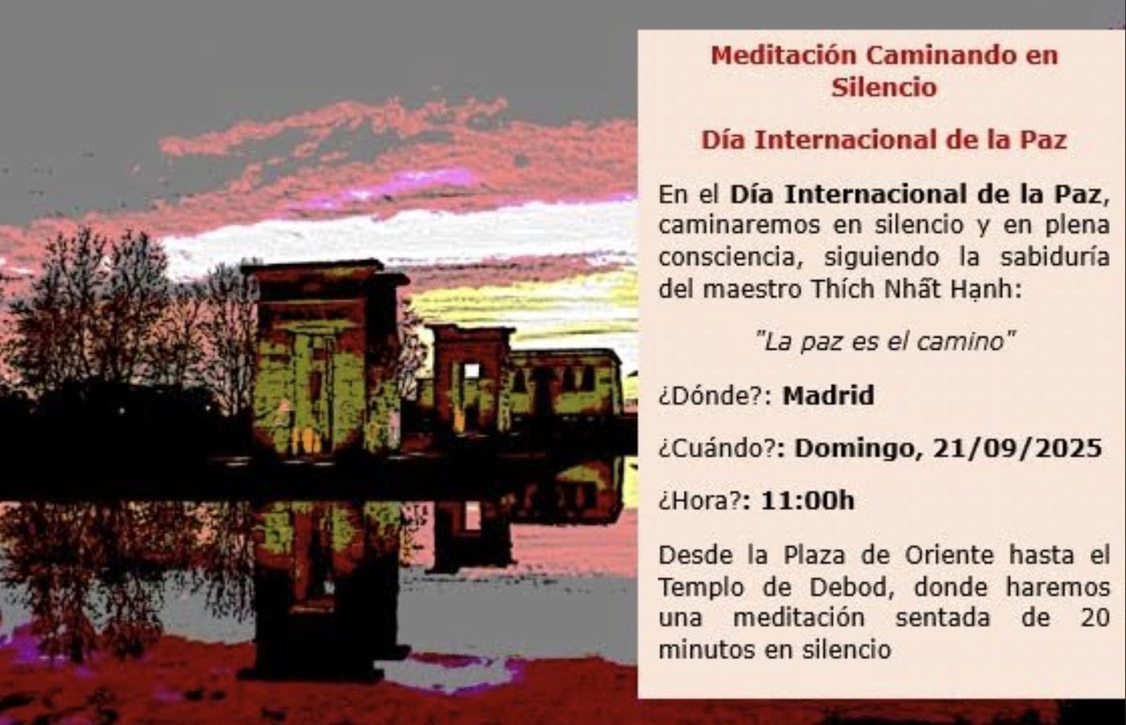 Meditacion en silencio