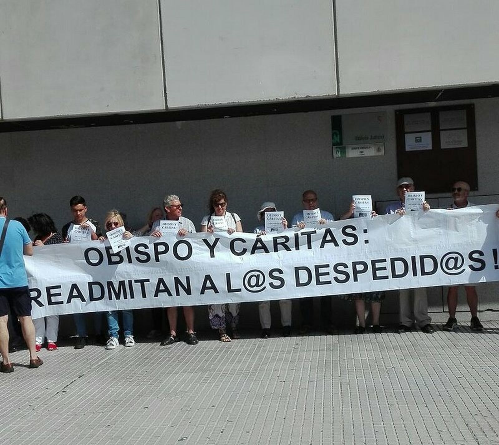 Protesta contra Zornoza