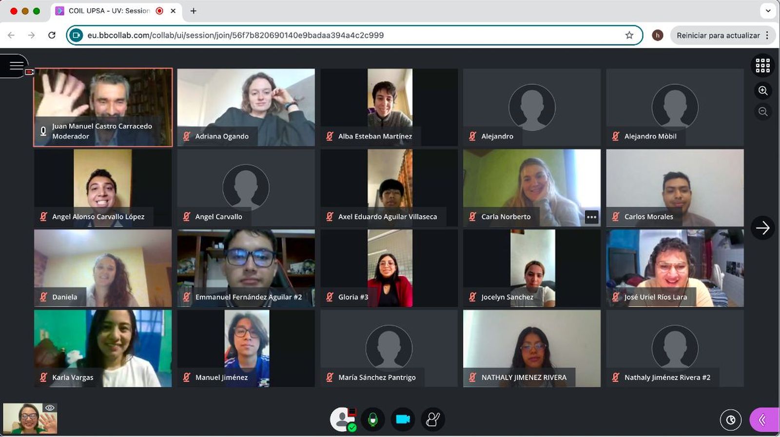 Colaboración entre alumnos de la UPSA y de México