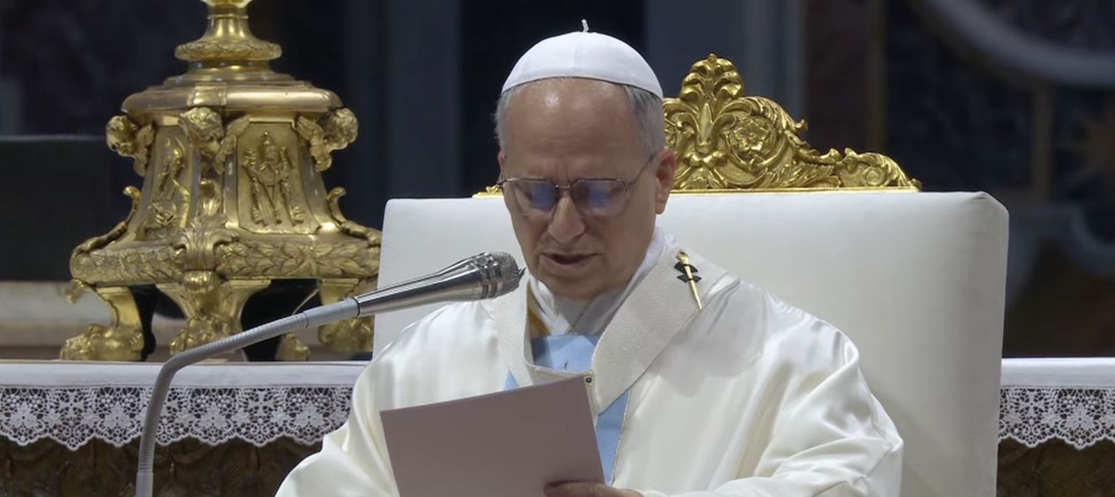El Papa León XIV, en el Jubileo de la Santa Sede