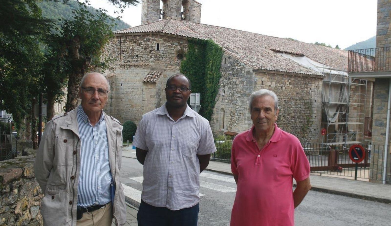 anta Maria de Camprodon, con el boquete de 40 m2