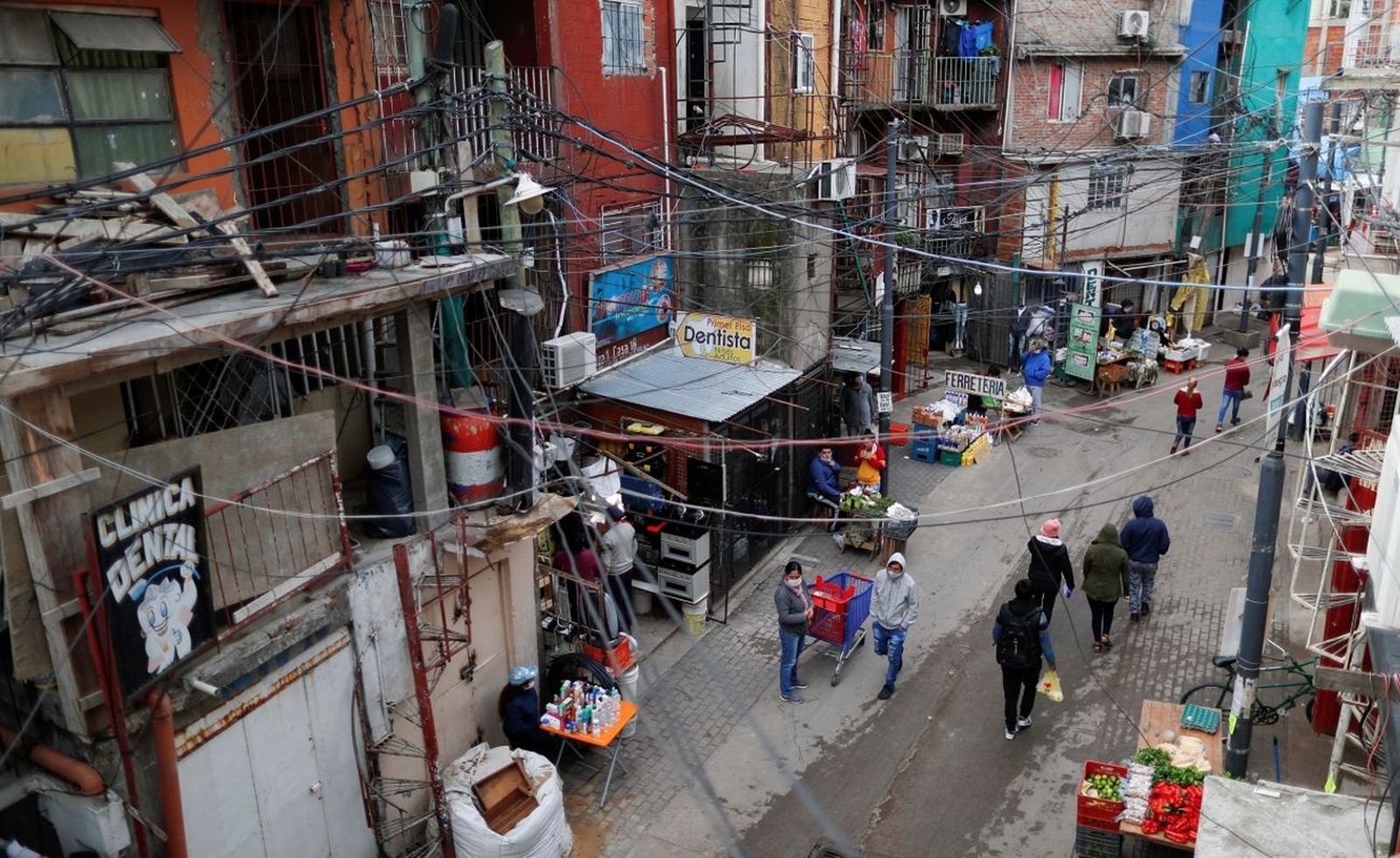 La Villa 31 de Buenos Aires, durante la expansión del coronavirus