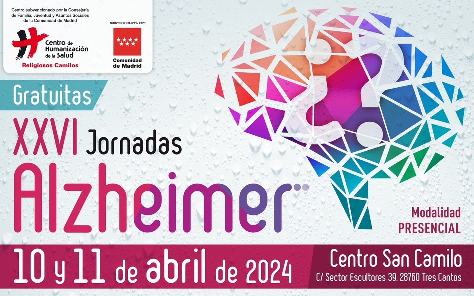 XXVI Jornadas de Alzheimer en San Camilo
